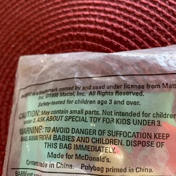 McDonald’s Barbie Happy Meal Toy Lot (3) Princess, Lifeguard & Japanese 1995&96 - Picture 12 of 12